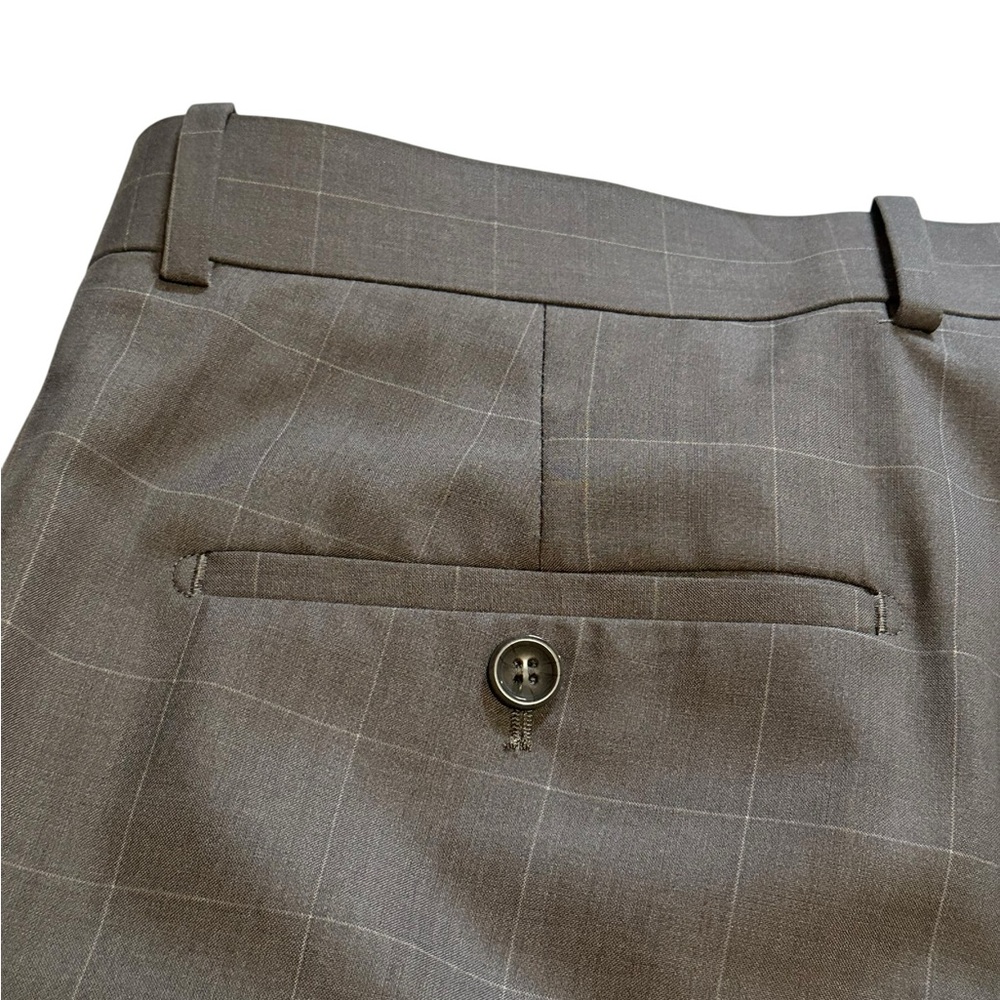 Cache Gray Wool-Blend Suit Modern Slim Fit - Picture 13 of 16